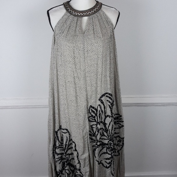 Anthropologie Ranna Gill Maxi Dress Small Petite - Picture 3 of 6